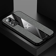 Custodia Silicone Ultra Sottile Morbida Cover S01 per Xiaomi Mi 12 Pro 5G Grigio