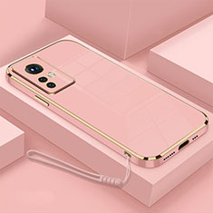 Custodia Silicone Ultra Sottile Morbida Cover S01 per Xiaomi Mi 12T Pro 5G Rosa
