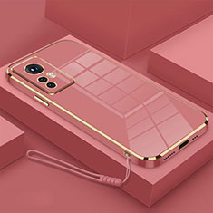 Custodia Silicone Ultra Sottile Morbida Cover S01 per Xiaomi Mi 12T Pro 5G Rosso