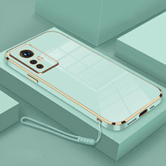 Custodia Silicone Ultra Sottile Morbida Cover S01 per Xiaomi Mi 12T Pro 5G Verde