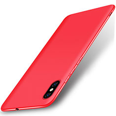 Custodia Silicone Ultra Sottile Morbida Cover S01 per Xiaomi Mi 8 Pro Global Version Rosso