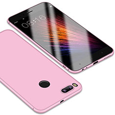 Custodia Silicone Ultra Sottile Morbida Cover S01 per Xiaomi Mi A1 Rosa