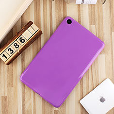 Custodia Silicone Ultra Sottile Morbida Cover S01 per Xiaomi Mi Pad 4 Plus 10.1 Viola