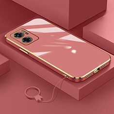 Custodia Silicone Ultra Sottile Morbida Cover S01 per Xiaomi Redmi 10 Prime Plus 5G Rosso
