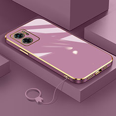Custodia Silicone Ultra Sottile Morbida Cover S01 per Xiaomi Redmi 10 Prime Plus 5G Viola