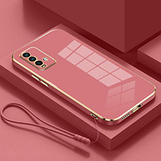 Custodia Silicone Ultra Sottile Morbida Cover S01 per Xiaomi Redmi 9 Power Rosso