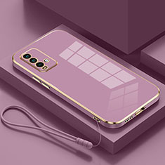 Custodia Silicone Ultra Sottile Morbida Cover S01 per Xiaomi Redmi 9 Power Viola
