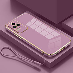 Custodia Silicone Ultra Sottile Morbida Cover S01 per Xiaomi Redmi K50 5G Viola