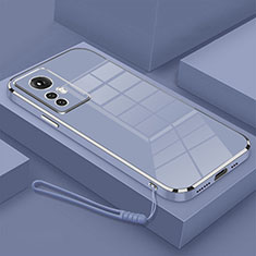 Custodia Silicone Ultra Sottile Morbida Cover S01 per Xiaomi Redmi K50 Ultra 5G Grigio Lavanda