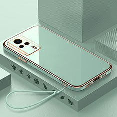 Custodia Silicone Ultra Sottile Morbida Cover S01 per Xiaomi Redmi K60E 5G Verde