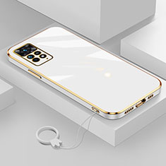 Custodia Silicone Ultra Sottile Morbida Cover S01 per Xiaomi Redmi Note 11 Pro 4G Bianco