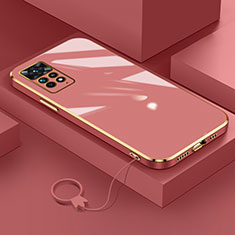 Custodia Silicone Ultra Sottile Morbida Cover S01 per Xiaomi Redmi Note 11 Pro 4G Rosso