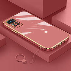 Custodia Silicone Ultra Sottile Morbida Cover S01 per Xiaomi Redmi Note 11 Pro 5G Rosso