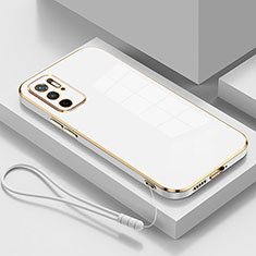 Custodia Silicone Ultra Sottile Morbida Cover S01 per Xiaomi Redmi Note 11 SE 5G Bianco