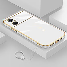 Custodia Silicone Ultra Sottile Morbida Cover S01 per Xiaomi Redmi Note 11R 5G Bianco