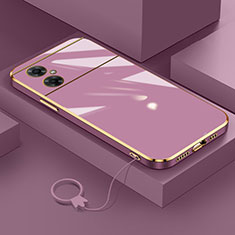 Custodia Silicone Ultra Sottile Morbida Cover S01 per Xiaomi Redmi Note 11R 5G Viola