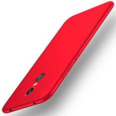 Custodia Silicone Ultra Sottile Morbida Cover S01 per Xiaomi Redmi Note 5 Indian Version Rosso