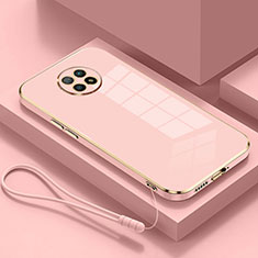 Custodia Silicone Ultra Sottile Morbida Cover S01 per Xiaomi Redmi Note 9 5G Rosa