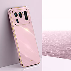 Custodia Silicone Ultra Sottile Morbida Cover S02 per Xiaomi Mi 11 Ultra 5G Rosa