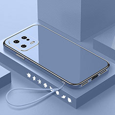 Custodia Silicone Ultra Sottile Morbida Cover S02 per Xiaomi Mi 13 5G Grigio Lavanda