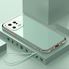 Custodia Silicone Ultra Sottile Morbida Cover S02 per Xiaomi Mi 13 5G Verde