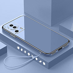 Custodia Silicone Ultra Sottile Morbida Cover S02 per Xiaomi Mi 13 Lite 5G Grigio Lavanda