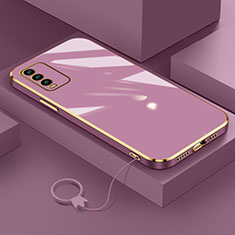 Custodia Silicone Ultra Sottile Morbida Cover S02 per Xiaomi Redmi 9 Power Viola