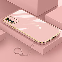 Custodia Silicone Ultra Sottile Morbida Cover S02 per Xiaomi Redmi 9T 4G Rosa