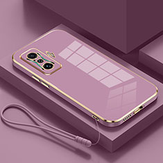 Custodia Silicone Ultra Sottile Morbida Cover S02 per Xiaomi Redmi K50 Gaming 5G Viola