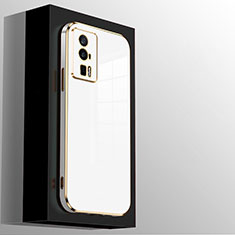 Custodia Silicone Ultra Sottile Morbida Cover S02 per Xiaomi Redmi K60 Pro 5G Bianco