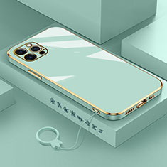 Custodia Silicone Ultra Sottile Morbida Cover S03 per Apple iPhone 13 Pro Max Verde