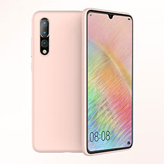 Custodia Silicone Ultra Sottile Morbida Cover S03 per Huawei P20 Pro Oro Rosa