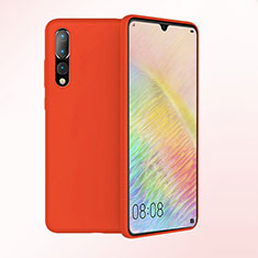 Custodia Silicone Ultra Sottile Morbida Cover S03 per Huawei P20 Pro Rosso