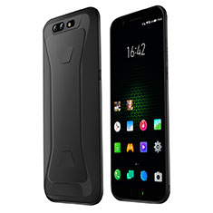 Custodia Silicone Ultra Sottile Morbida Cover S03 per Xiaomi Black Shark Grigio