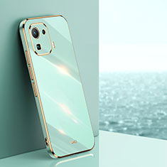 Custodia Silicone Ultra Sottile Morbida Cover S03 per Xiaomi Mi 11 Pro 5G Verde