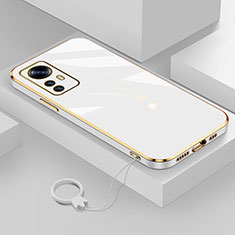 Custodia Silicone Ultra Sottile Morbida Cover S03 per Xiaomi Mi 12T 5G Bianco