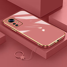 Custodia Silicone Ultra Sottile Morbida Cover S03 per Xiaomi Mi 12T 5G Rosso