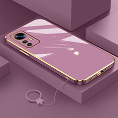 Custodia Silicone Ultra Sottile Morbida Cover S03 per Xiaomi Mi 12T 5G Viola