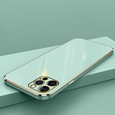 Custodia Silicone Ultra Sottile Morbida Cover S04 per Apple iPhone 14 Pro Max Verde