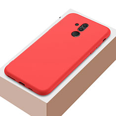 Custodia Silicone Ultra Sottile Morbida Cover S04 per Huawei Mate 20 Lite Rosso