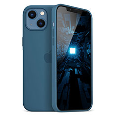 Custodia Silicone Ultra Sottile Morbida Cover S05 per Apple iPhone 14 Plus Blu