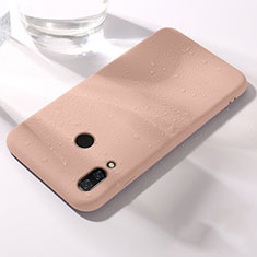 Custodia Silicone Ultra Sottile Morbida Cover S05 per Huawei Honor V10 Lite Oro Rosa