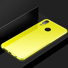 Custodia Silicone Ultra Sottile Morbida Cover S05 per Huawei Nova 3e Giallo