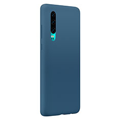 Custodia Silicone Ultra Sottile Morbida Cover S05 per Huawei P30 Blu