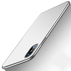 Custodia Silicone Ultra Sottile Morbida Cover S18 per Apple iPhone X Argento