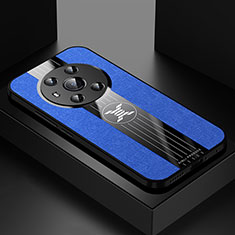 Custodia Silicone Ultra Sottile Morbida Cover X01L per Huawei Honor Magic3 5G Blu