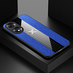 Custodia Silicone Ultra Sottile Morbida Cover X01L per Huawei Honor X7b Blu