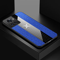 Custodia Silicone Ultra Sottile Morbida Cover X01L per OnePlus Ace 5G Blu