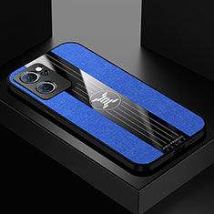 Custodia Silicone Ultra Sottile Morbida Cover X01L per OnePlus Nord CE 2 5G Blu