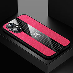 Custodia Silicone Ultra Sottile Morbida Cover X01L per OnePlus Nord N20 5G Rosso
